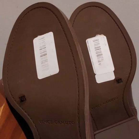 Leather Boots Brown Size 7 Vince Camuto Lia NWT - Picture 4 of 10